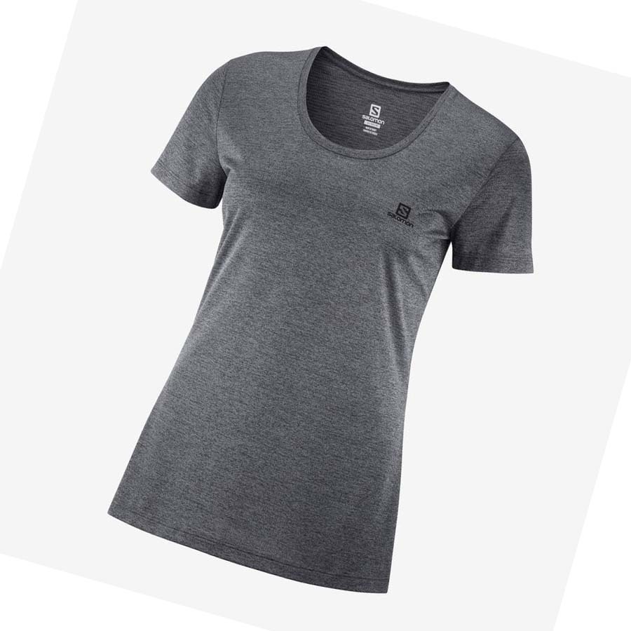 Camiseta Salomon AGILE Mujer Grises | MX 2557ILH